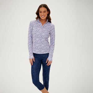 ZERO RESTRICTION Renae Long Sleeve - Charm Size M White/Pink/Blue
, White/Blue